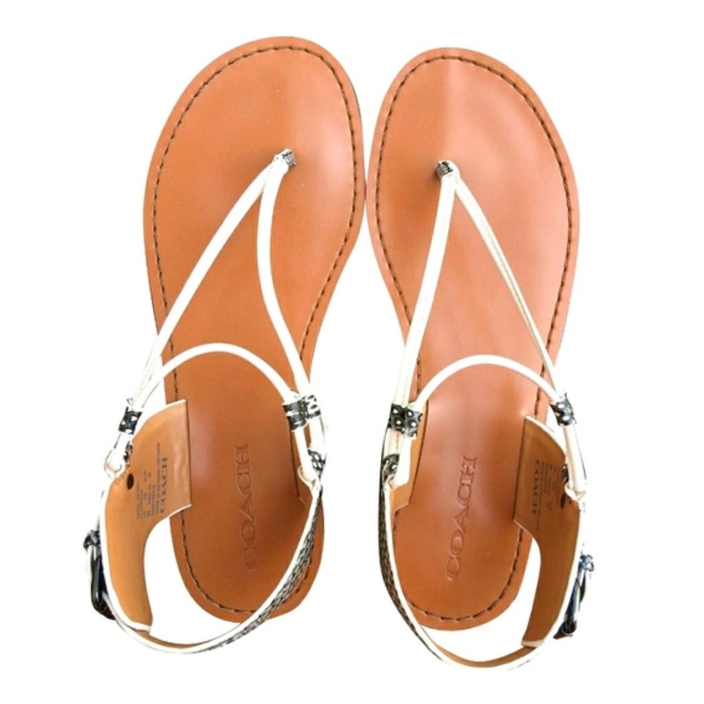 Coach Clarkson Snake Gladiator Sandals
